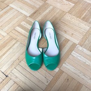 Nine West open toe flats